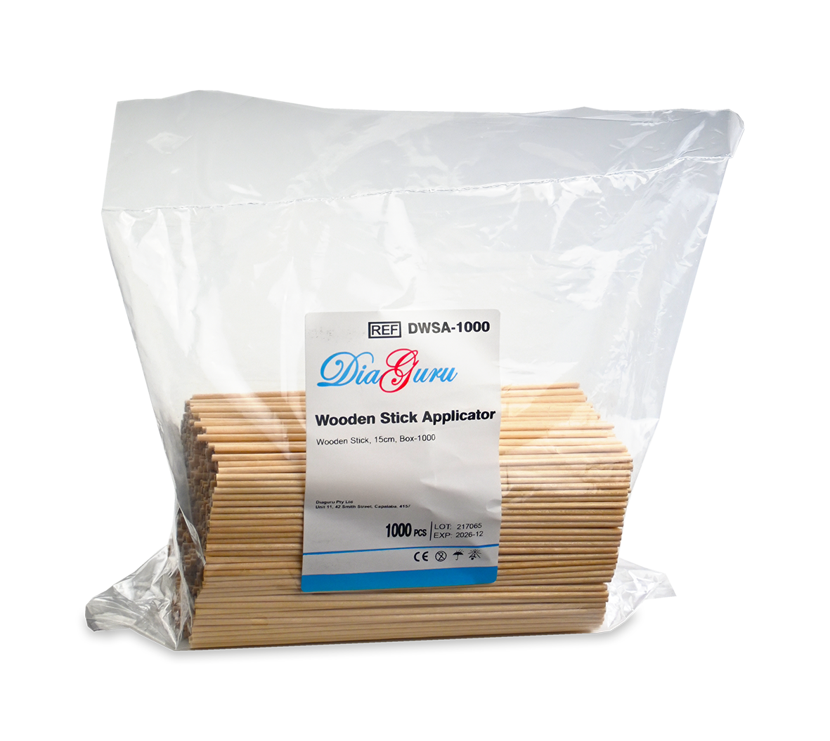 Diaguru Wooden Applicator Stick 150mm